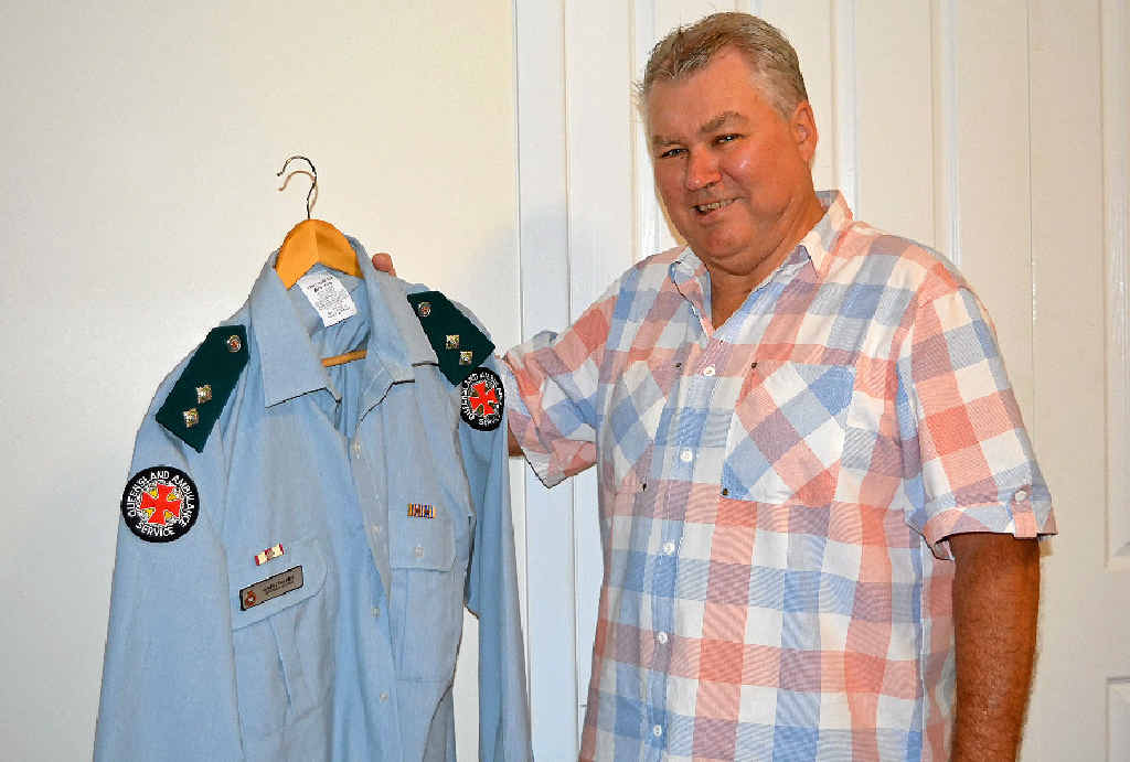 BACK TO WORK: Warwick ambulance officer in charge Greg Hardy has made a full recovery after surviving surgery complications for lung cancer.